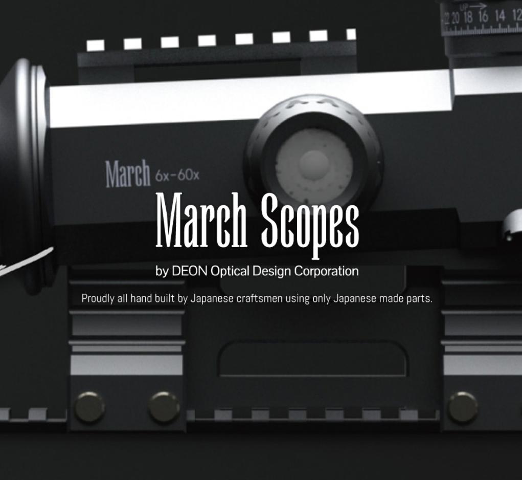 March Service Rifle Scope March Scopes — Range Sports
