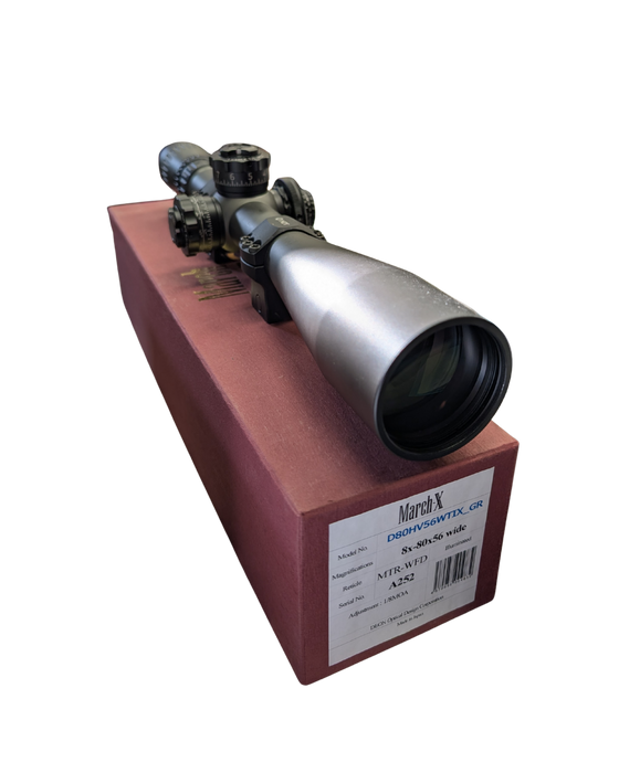 [Pre-Owned] 8-80x56mm High Master Wide Angle MAJESTA SFP March Scopes