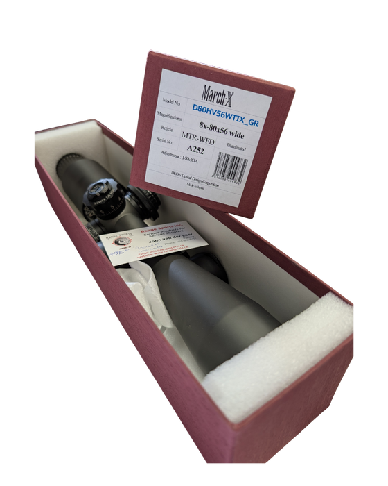 [Pre-Owned] 8-80x56mm High Master Wide Angle MAJESTA SFP March Scopes