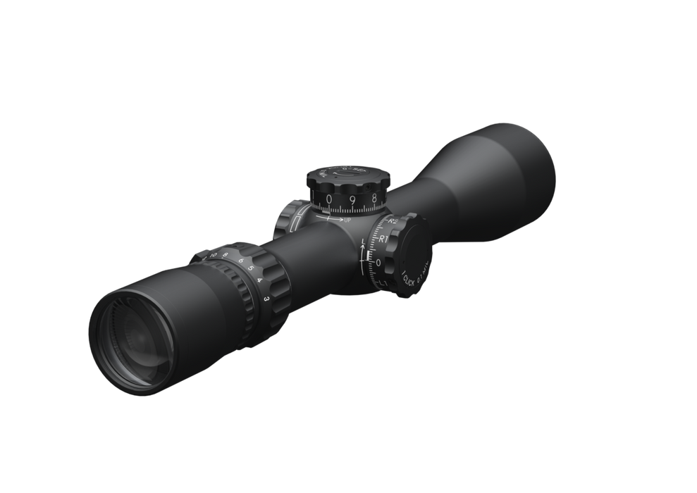 3 - 24x42mm FFP Scope - Non-Illuminated - Tactical Turrets - MIL