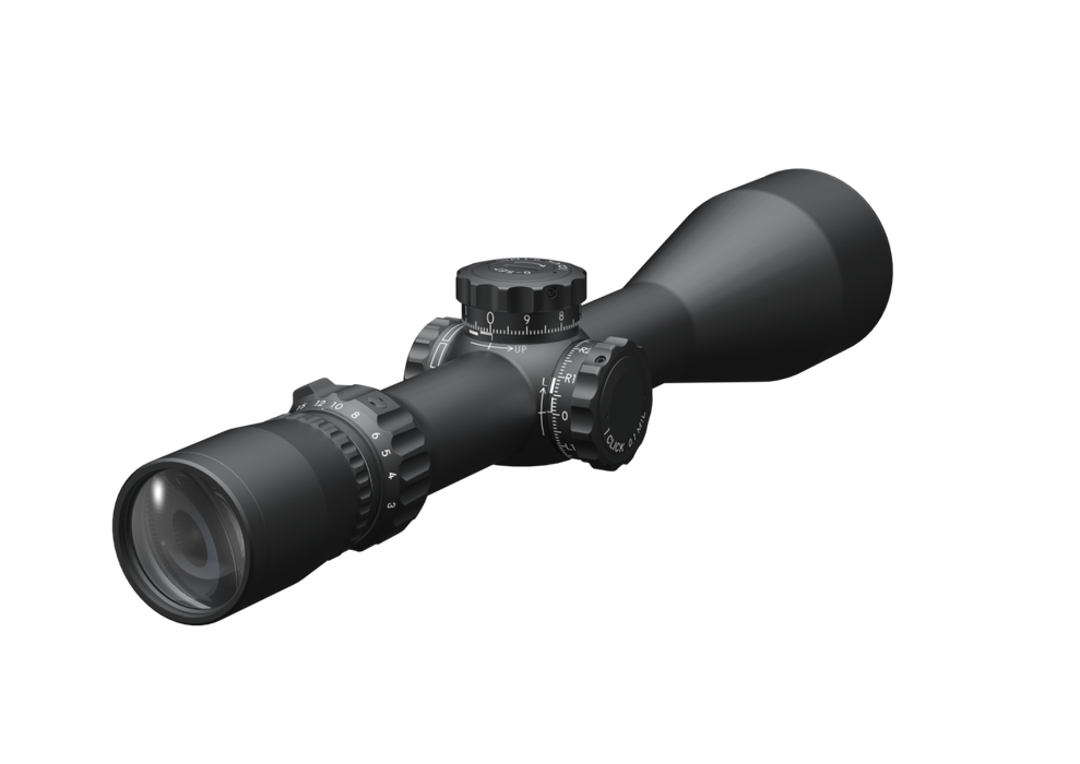 3 - 24x52mm FFP Scope - Non-Illuminated - Tactical Turrets - MIL