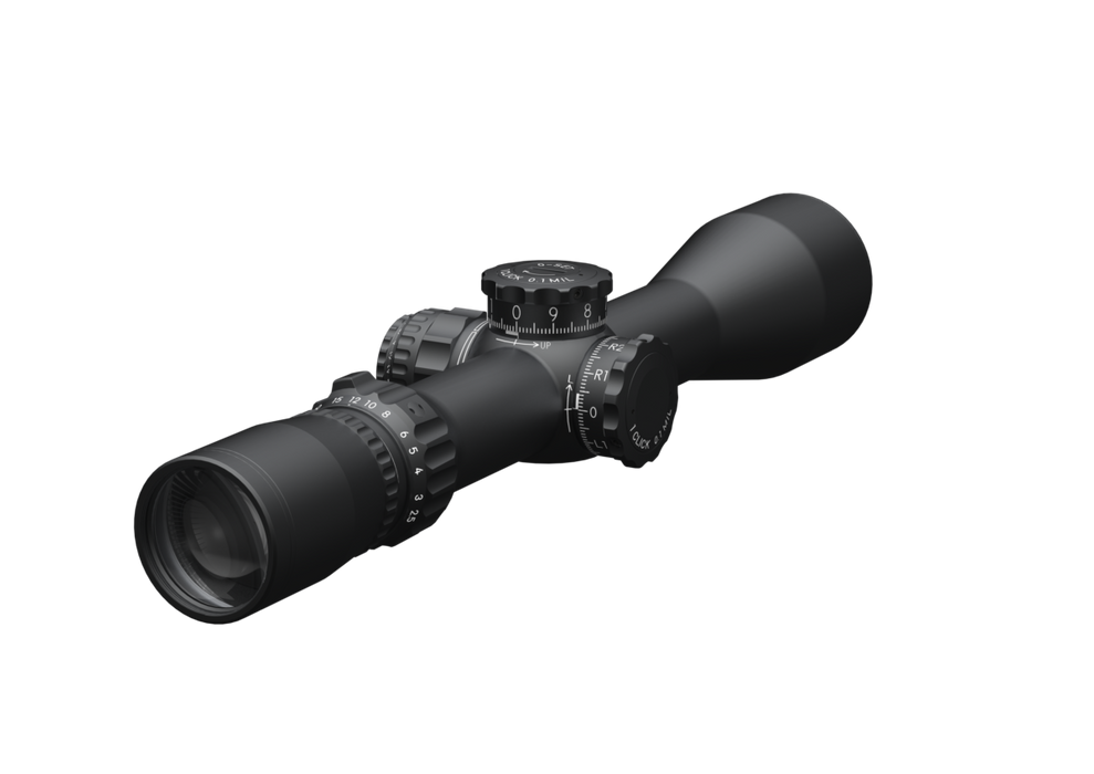 2.5 - 25x42mm SFP Scope - Illuminated - Larger Target Turrets - MIL