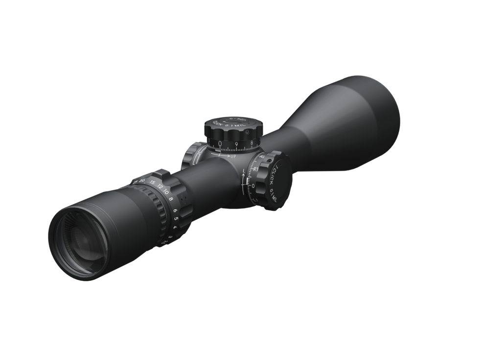 Scope Target Turrets 2.5 - 25x52mm SFP Scope - Non-Illuminated - Larger Target Turrets - MI ...