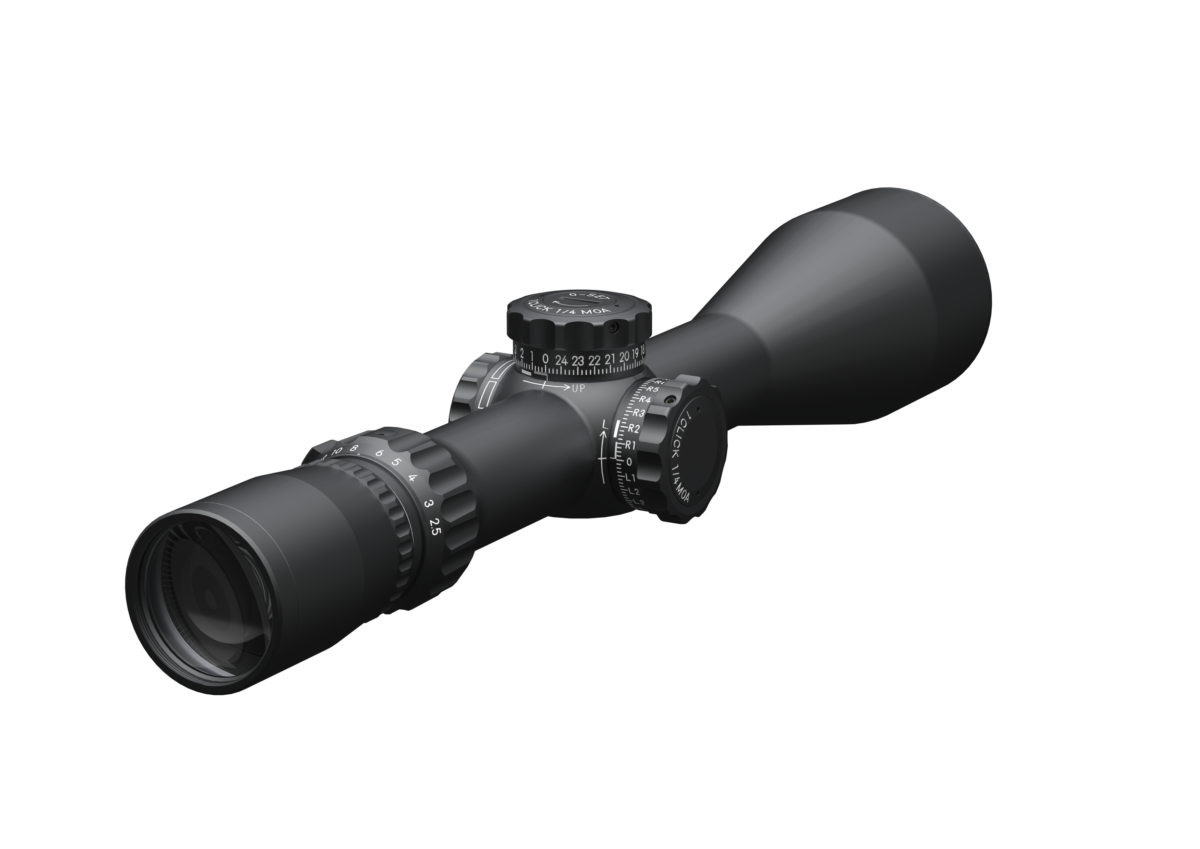Scope Target Turrets 2.5 - 25x52mm SFP Scope - Non-Illuminated - Larger Target Turrets ...