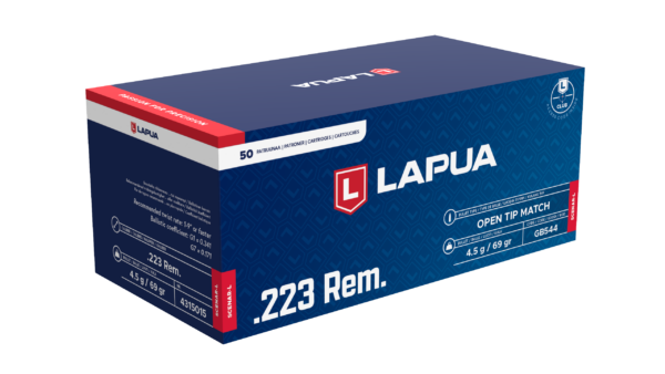 Lapua  .223 Rem 69gr Scenar-L - Box of 50