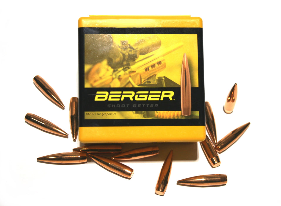 30 Cal 175 Gr LR-BT Berger Bullets (100 count)