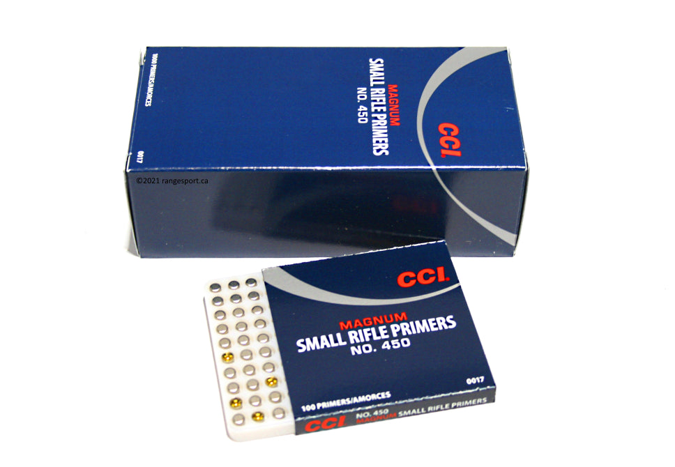 450 CCI Magnum Small Rifle Primers (1000 count) (Limited Availabilty)